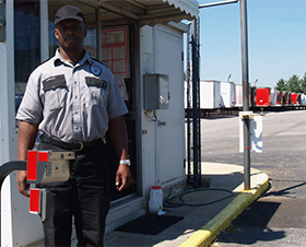 Armed Guards at every point of their detail in Newport News